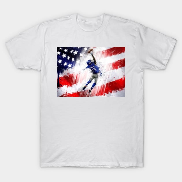 OBJ USA Odell Giants T-Shirt by Jimmydepaul